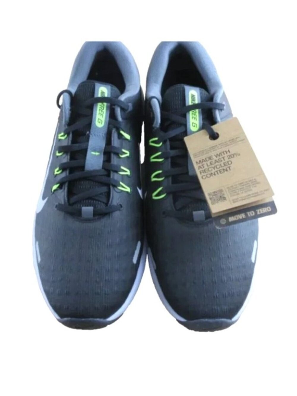 Men's Nike Free Golf NN Shoes Black White Swoosh Iron Grey Volt Size 11 NEW - Picture 3 of 7